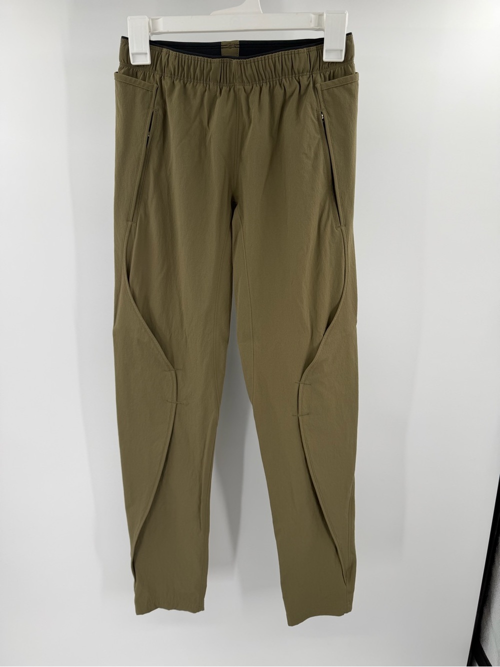 Paskho Womens Small Brown Purity Travel Pant Straight Leg Small